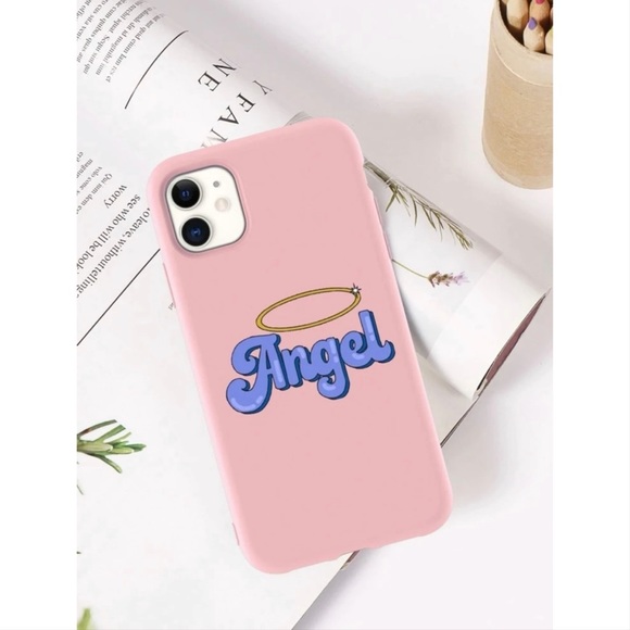 Pink Angel Graphic iPhone 11 Pro Max Case 💜 - Picture 3 of 17